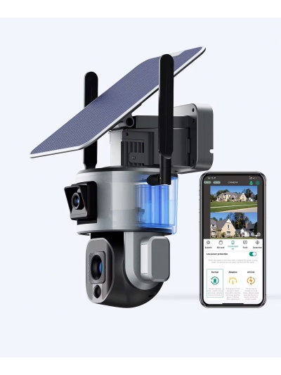 8MP Solar Security Camera | WiFi 10X Optical Zoom | Solar Panel Home Surveillance